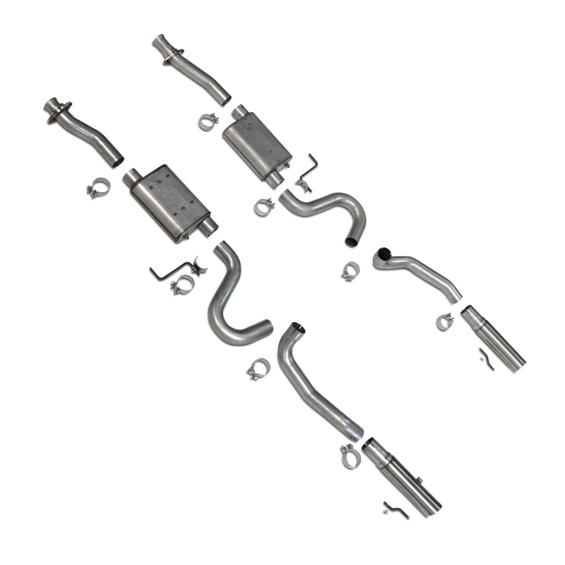 BBK 86-04 Mustang Cat Back Kit Varitune Mufflers Stainless Steel Tips AJ-USA, Inc