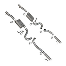 Load image into Gallery viewer, BBK 86-04 Mustang Cat Back Kit Varitune Mufflers Stainless Steel Tips AJ-USA, Inc