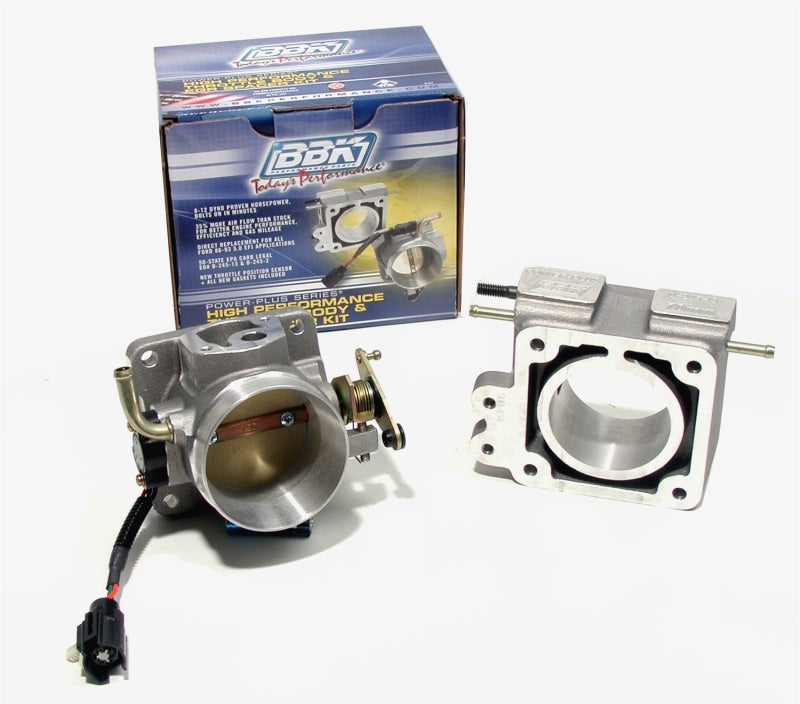 BBK 86-93 Mustang 5.0 75mm Throttle Body BBK Power Plus Series And EGR Spacer Kit AJ-USA, Inc