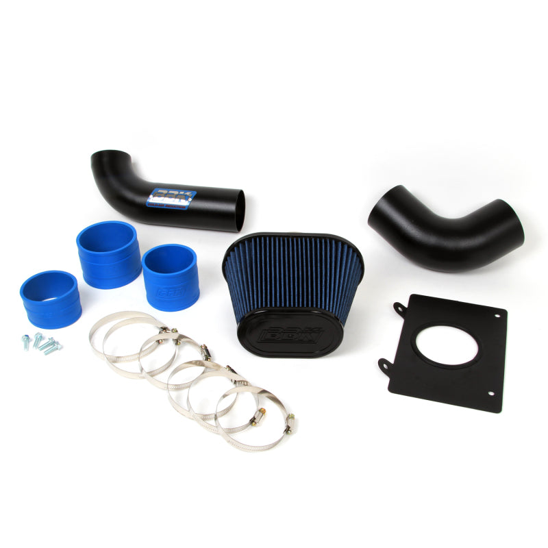 BBK 86-93 Mustang 5.0 Cold Air Intake Kit - Fenderwell Style - Blackout Finish AJ-USA, Inc