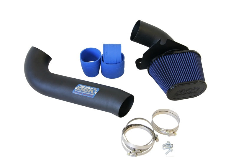 BBK 86-93 Mustang 5.0 Cold Air Intake Kit - Fenderwell Style - Blackout Finish AJ-USA, Inc