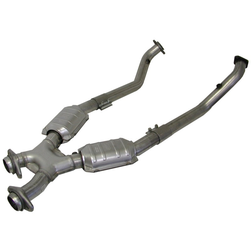 BBK 86-93 Mustang 5.0 High Flow X Pipe With Catalytic Converters - 2-1/2 AJ-USA, Inc