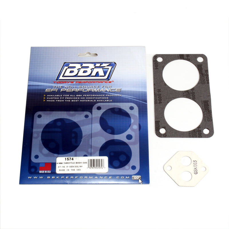 BBK 87-03 Ford F Series Truck Twin 61mm Throttle Body Gasket Kit AJ-USA, Inc