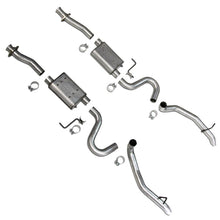 Load image into Gallery viewer, BBK 87-93 Mustang GT Cat Back Kit Varitune Mufflers - Aluminized turn downs AJ-USA, Inc