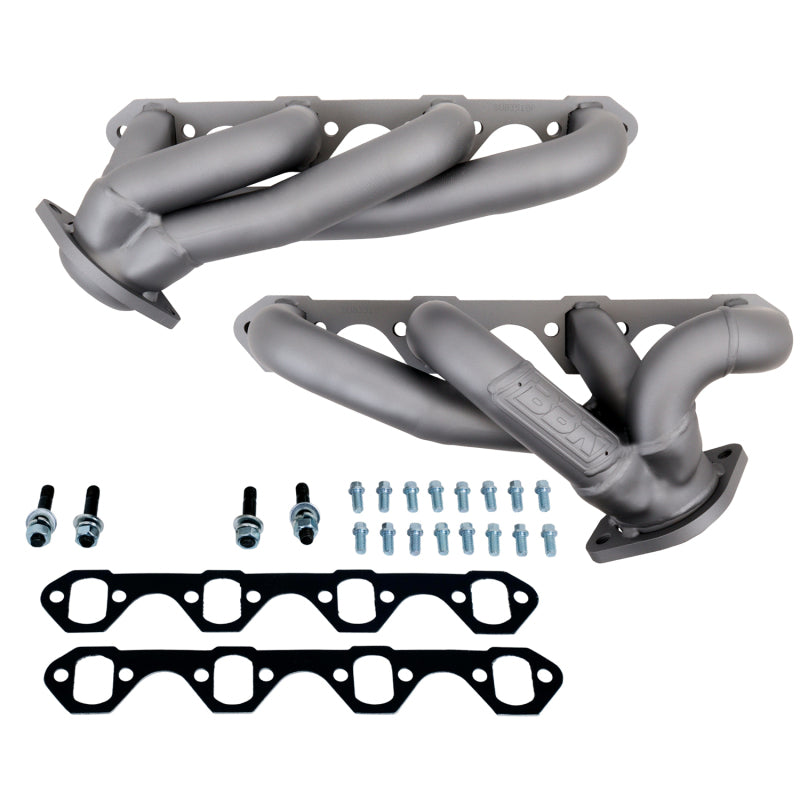 BBK 87-95 Ford F150 Truck 5.0 302 Shorty Unequal Length Exhaust Headers - 1-5/8 Chrome AJ-USA, Inc