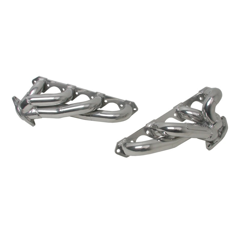 BBK 87-95 Ford F150 Truck 5.0 302 Shorty Unequal Length Exhaust Headers - 1-5/8 Silver Ceramic AJ-USA, Inc