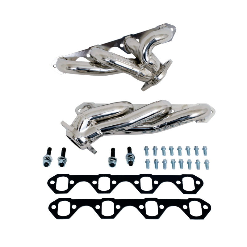 BBK 87-95 Ford F150 Truck 5.0 302 Shorty Unequal Length Exhaust Headers - 1-5/8 Silver Ceramic AJ-USA, Inc