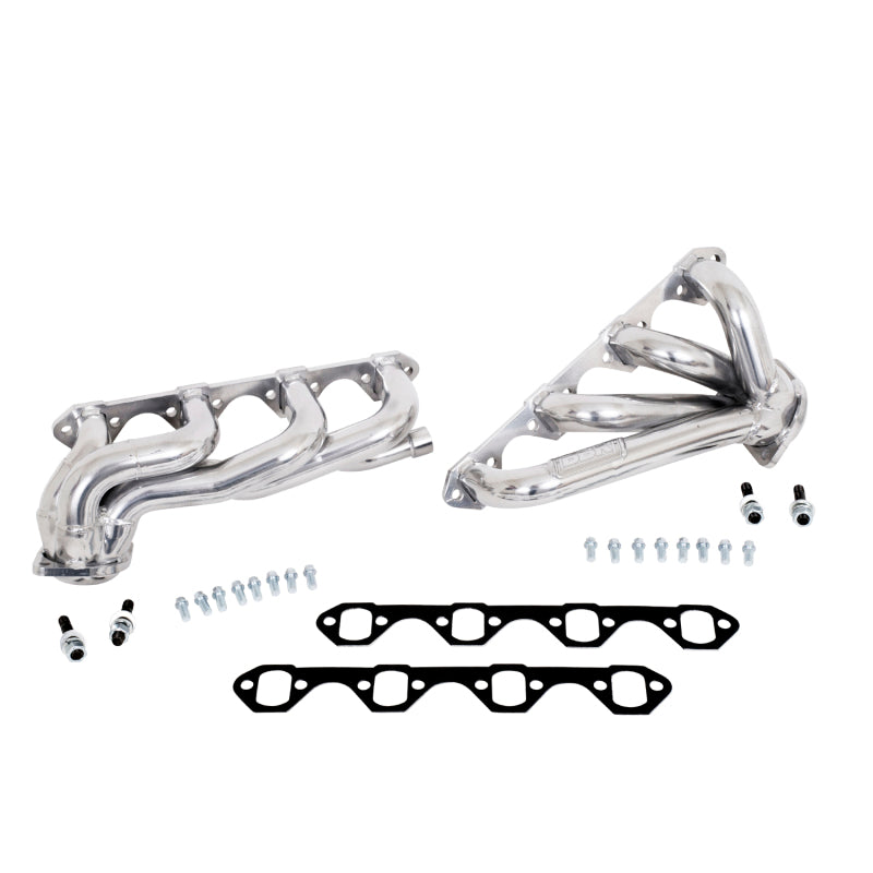 BBK 87-95 Ford F150 Truck 5.8 351 Shorty Unequal Length Exhaust Headers - 1-5/8 Silver Ceramic AJ-USA, Inc