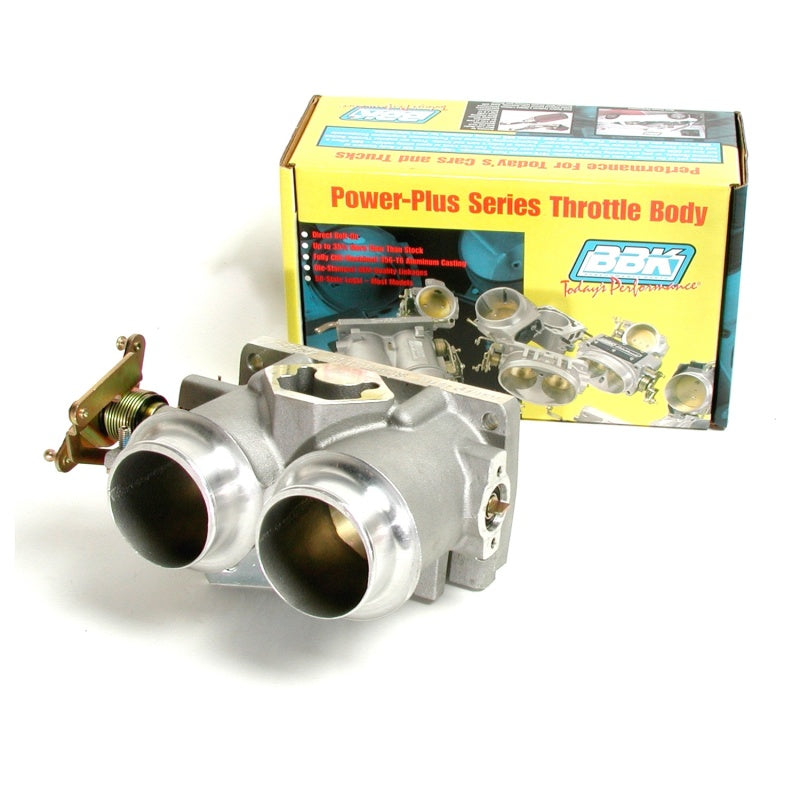 BBK 87-96 Ford F Series Truck RV 302 351 Twin 56mm Throttle Body BBK Power Plus Series AJ-USA, Inc