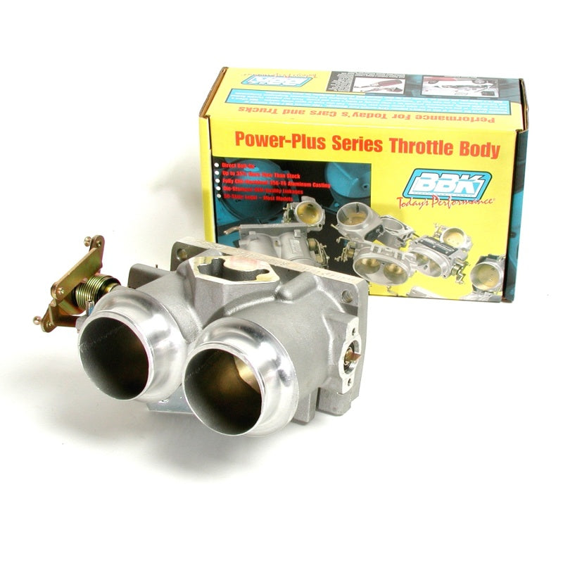 BBK 87-96 Ford F Series Truck RV 302 351 Twin 61mm Throttle Body BBK Power Plus Series AJ-USA, Inc