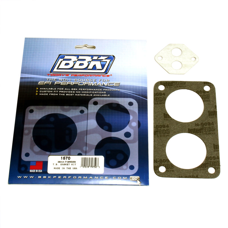 BBK 87-96 Ford F Series Truck Twin 56mm Throttle Body Gasket Kit AJ-USA, Inc