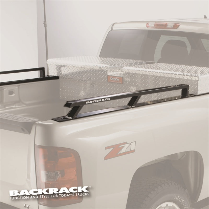 BackRack 07-13 Silverado/Sierra 5.5ft Bed Siderails - Toolbox 21in AJ-USA, Inc