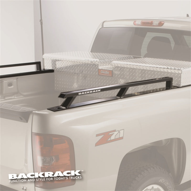 BackRack 2015+ F-150 Aluminum New Body 6.5ft Bed Siderails - Toolbox 21in AJ-USA, Inc