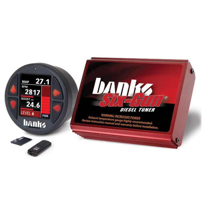 Banks 01-04 Chevy/GMC 2500/3500 6.6L LB7 Six-Gun Diesel Tuner w/ iDash-1.8 DataMonster AJ-USA, Inc