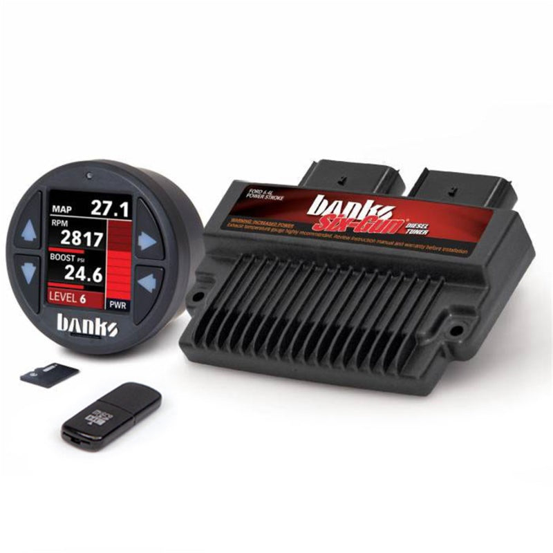 Banks 08-10 Ford F-250/F-350/F-450 6.4L Six-Gun Diesel Tuner w/ iDash-1.8 DataMonster AJ-USA, Inc