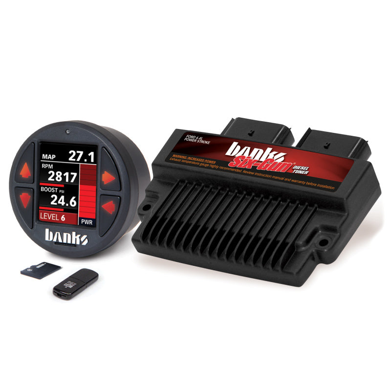 Banks 08-10 Ford F-250/F-350/F-450 6.4L Six-Gun Diesel Tuner w/ iDash-1.8 DataMonster AJ-USA, Inc