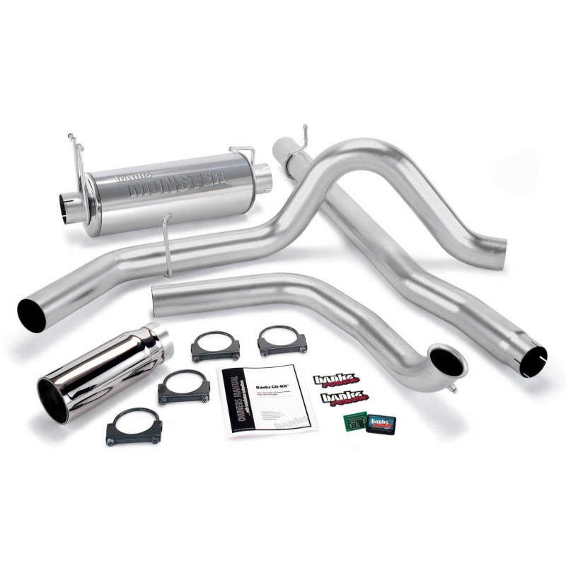 Banks Power 00-03 Ford 7.3L / Excursion Git-Kit - SS Single Exhaust w/ Chrome Tip AJ-USA, Inc