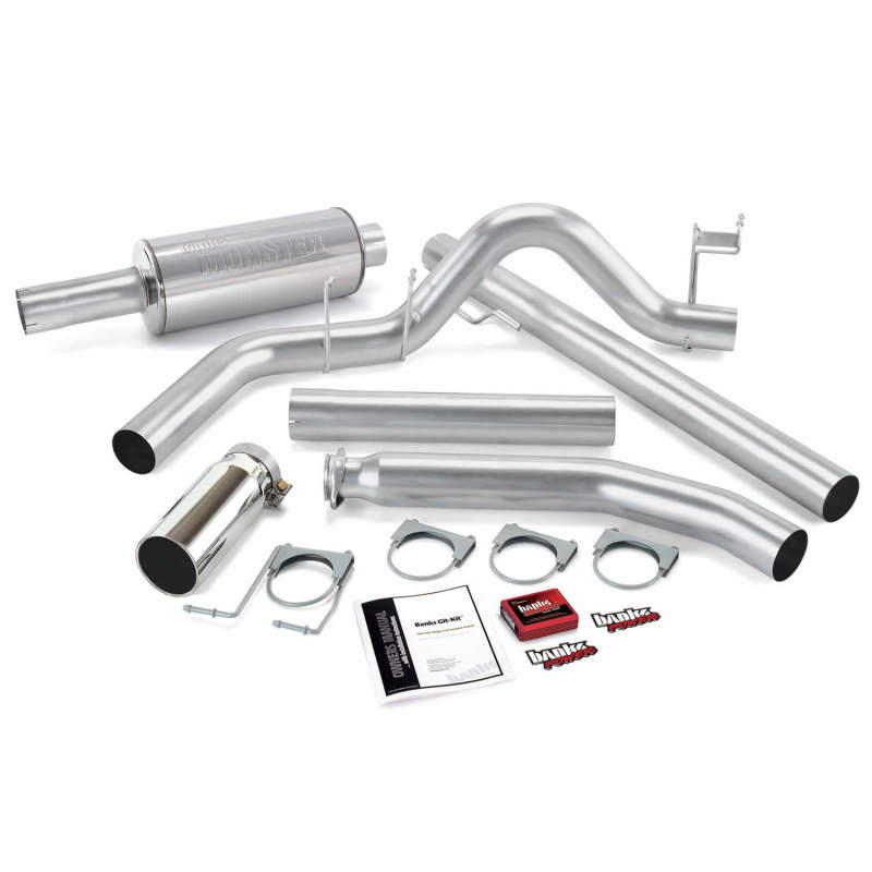 Banks Power 01 Dodge 5.9L Std Cab Git-Kit - SS Single Exhaust w/ Chrome Tip AJ-USA, Inc