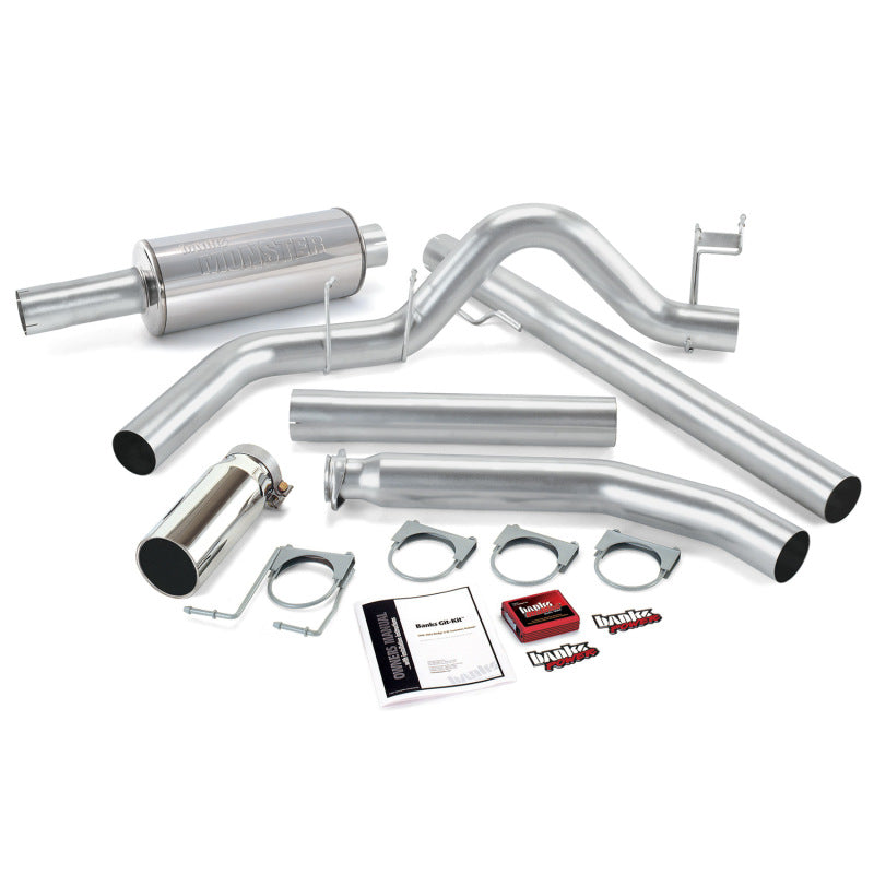 Banks Power 01 Dodge 5.9L Std Cab Git-Kit - SS Single Exhaust w/ Chrome Tip AJ-USA, Inc