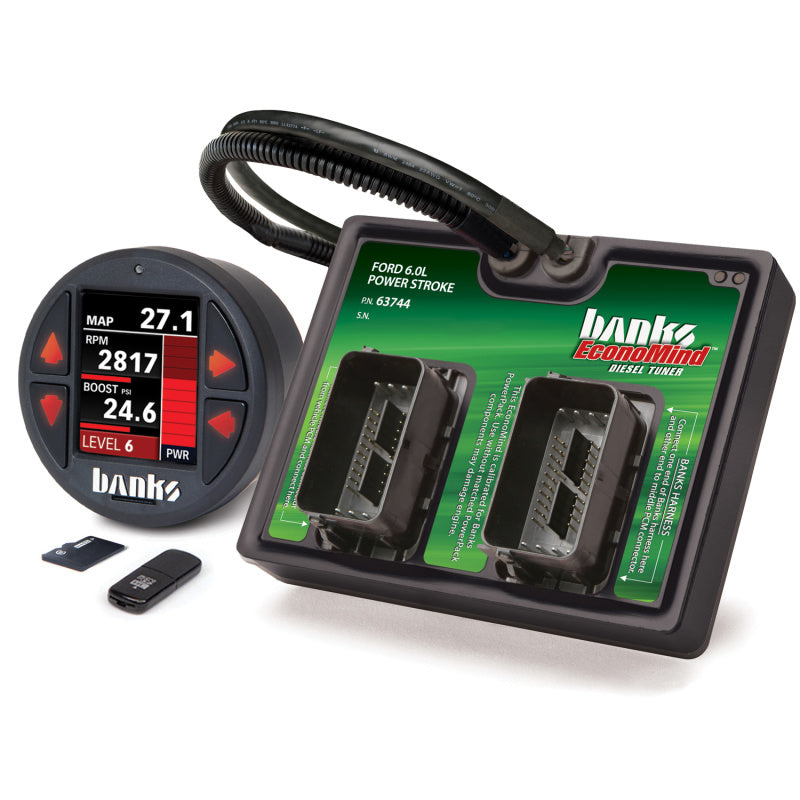 Banks Power 03-07 Ford F-250/F-350/F-450 6.0L Economind Diesel Tuner w/ Banks iDash-1.8 DataMonster AJ-USA, Inc