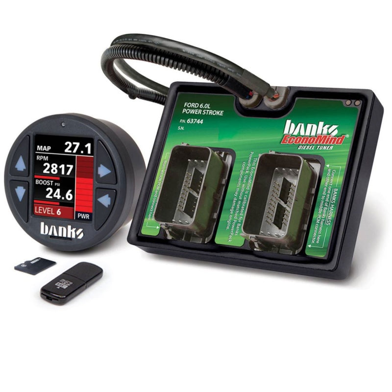 Banks Power 03-07 Ford F-250/F-350/F-450 6.0L Economind Diesel Tuner w/ Banks iDash-1.8 DataMonster AJ-USA, Inc