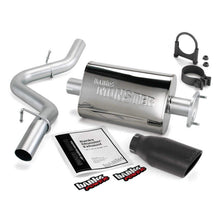 Load image into Gallery viewer, Banks Power 04-06 Jeep 4.0L Wrangler Unlimited Monster Exhaust Sys - SS Single Exhaust w/ Black Tip AJ-USA, Inc