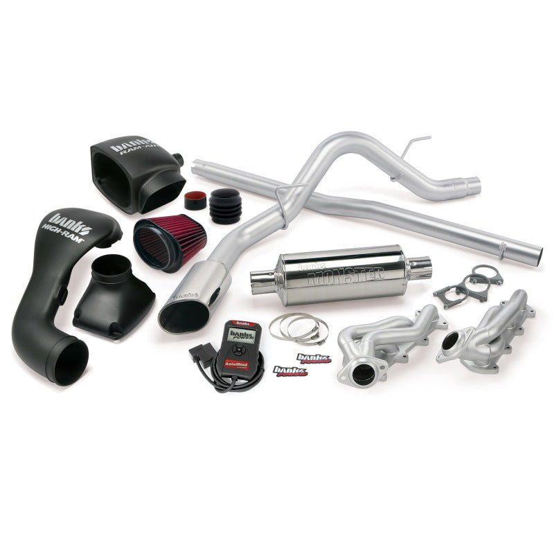 Banks Power 04-08 Ford 5.4L F-150 CCSB PowerPack System - SS Single Exhaust w/ Chrome Tip AJ-USA, Inc