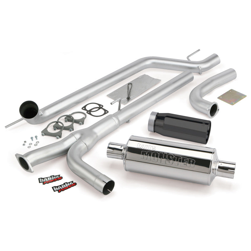 Banks Power 04-14 Nissan 5.6L Titan (All) Monster Exhaust System - SS Single Exhaust w/ Black Tip AJ-USA, Inc