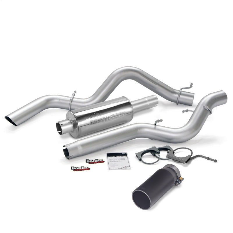 Banks Power 06-07 Chevy 6.6L CCLB Monster Exhaust System - SS Single Exhaust w/ Black Tip AJ-USA, Inc