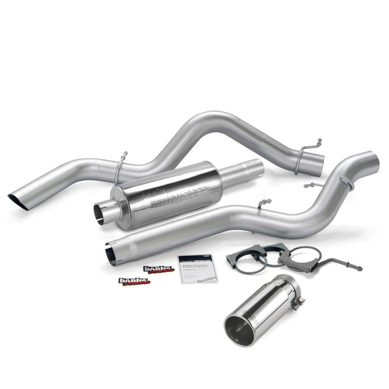 Banks Power 06-07 Chevy 6.6L CCLB Monster Exhaust System - SS Single Exhaust w/ Chrome Tip AJ-USA, Inc