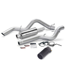 Load image into Gallery viewer, Banks Power 06-07 Chevy 6.6L CCSB Monster Exhaust System - SS Single Exhaust w/ Black Tip AJ-USA, Inc