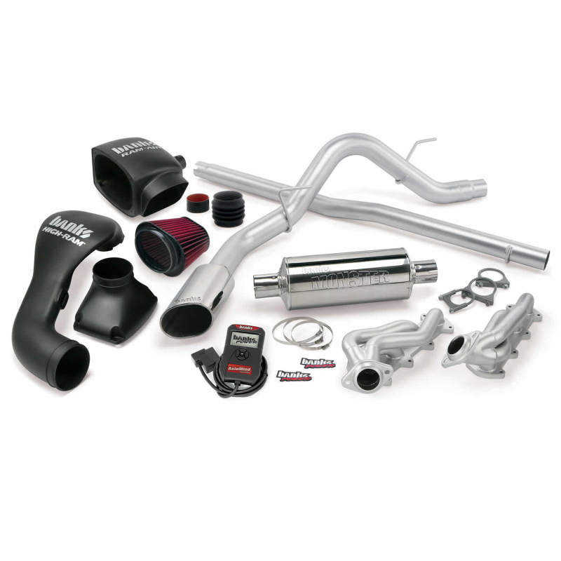 Banks Power 06-08 Ford 5.4L F-150 CCMB PowerPack System - SS Single Exhaust w/ Chrome Tip AJ-USA, Inc