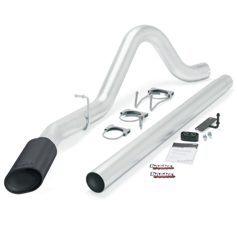 Banks Power 08-10 Ford 6.4L (All W/B) Monster Exhaust System - SS Single Exhaust w/ Black Tip AJ-USA, Inc