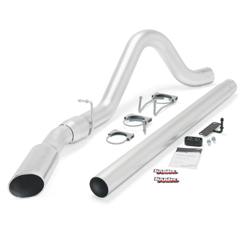 Banks Power 08-10 Ford 6.4L ECSB/CCSB (SWB) Monster Exhaust System - SS Single Exhaust w/ Chrome Tip AJ-USA, Inc