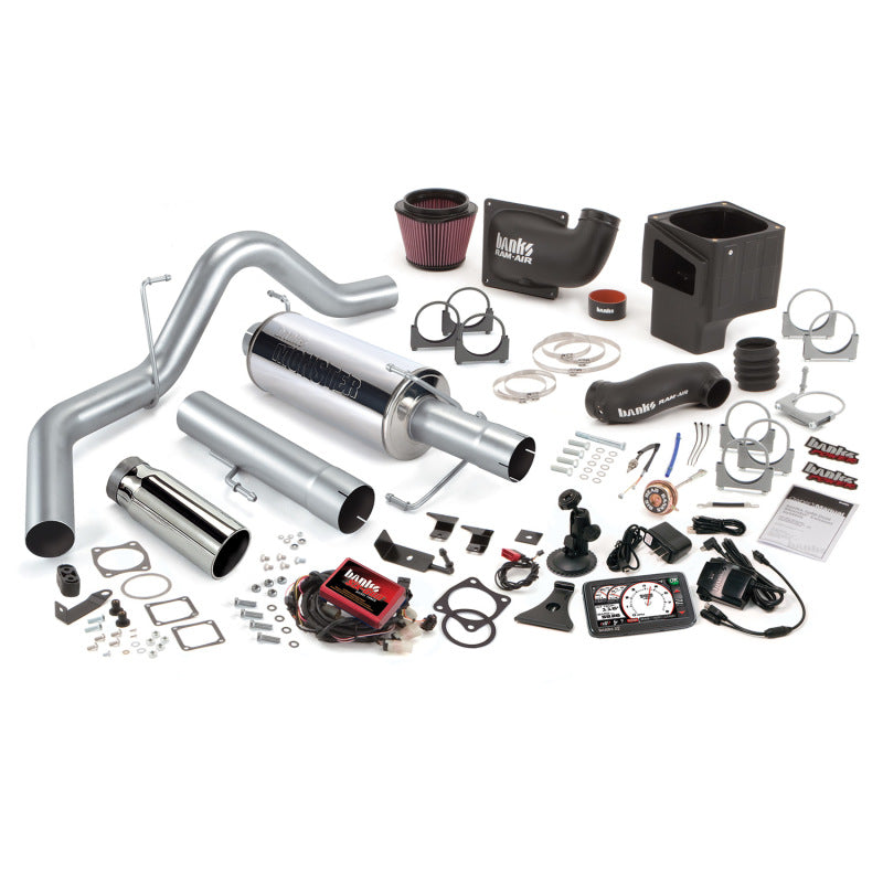 Banks Power 10-13 Dodge 6.7L CCLB Monster Exhaust System - SS Single Exhaust w/ Chrome Tip AJ-USA, Inc