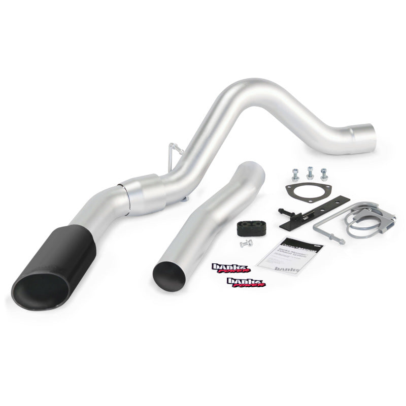 Banks Power 11-14 Chev 6.6L LML ECLB/CCSB/CCLB Monster Exhaust Sys - SS Single Exhaust w/ Black Tip AJ-USA, Inc