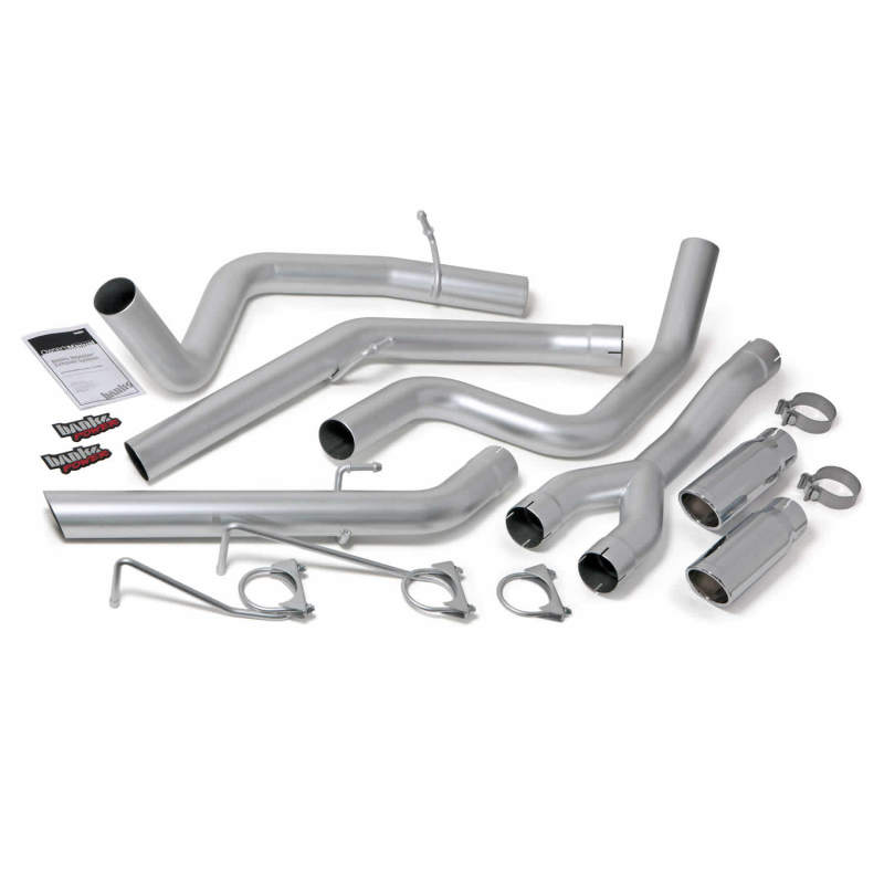 Banks Power 14-15 Dodge Ram 1500 3.0L Diesel Monster Exhaust System - SS Dual Exhaust w/ Chrome Tips AJ-USA, Inc