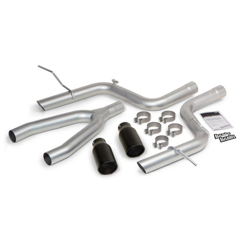 Banks Power 14 Jeep Grand Cherokee 3.0L Diesel Monster Exhaust Sys - SS Single Exhaust w/ Black Tip AJ-USA, Inc