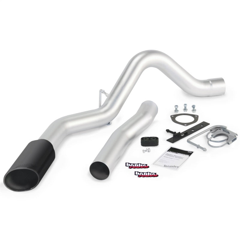 Banks Power 15 Chevy 6.6L LML ECLB/CCSB/CCLB Monster Exhaust System - SS Single Exhaust w/ Black Tip AJ-USA, Inc