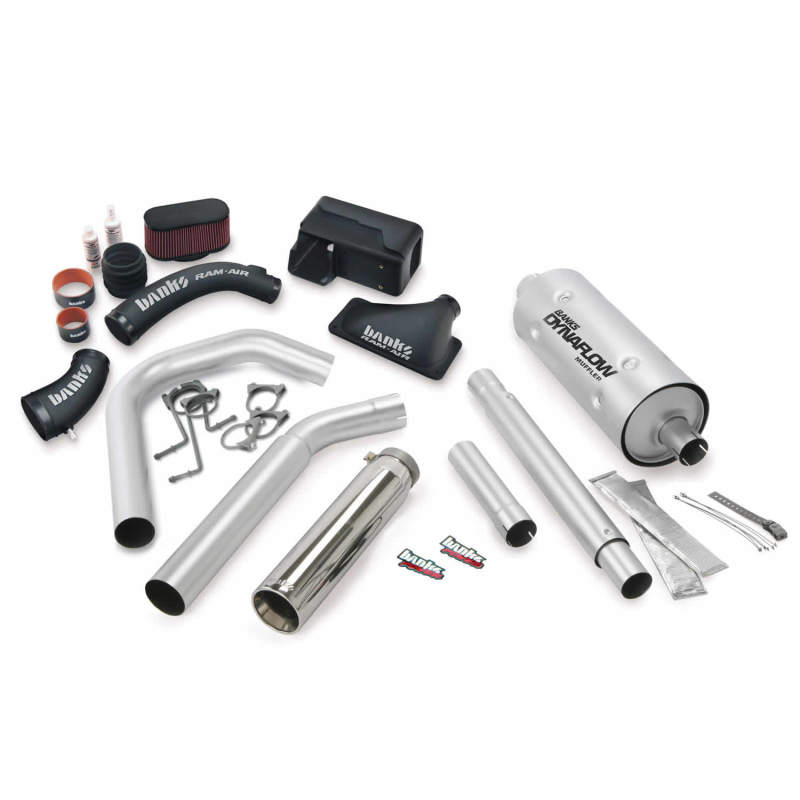 Banks Power 16-17 Ford 6.8L MH-A Stinger Bundle - SS Single Exhaust Left Exit w/ Chrome Tip AJ-USA, Inc