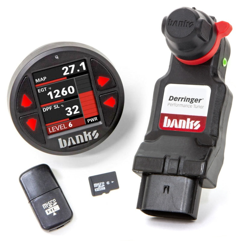 Banks Power 17-19 GM 2500 6.6L L5P Derringer Tuner (Gen 2) w/ 1.8in iDash DataMonster AJ-USA, Inc