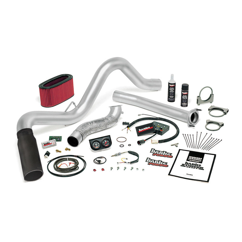 Banks Power 94-95.5 Ford 7.3L Auto Stinger System - SS Single Exhaust w/ Black Tip AJ-USA, Inc