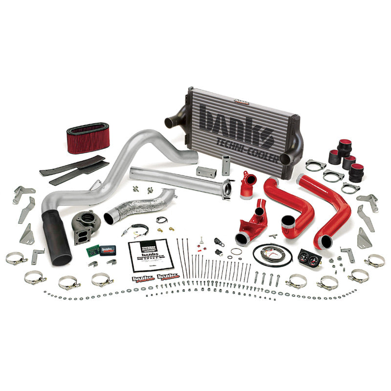 Banks Power 94-95.5 Ford 7.3L Man PowerPack System - SS Single Exhaust w/ Black Tip AJ-USA, Inc