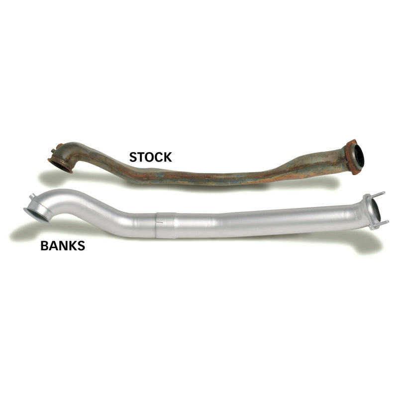 Banks Power 94-97 Ford 7.3L CCLB Monster Exhaust System - SS Single Exhaust w/ Chrome Tip AJ-USA, Inc