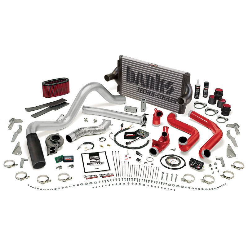 Banks Power 95.5-97 Ford 7.3L Auto PowerPack System - SS Single Exhaust w/ Black Tip AJ-USA, Inc