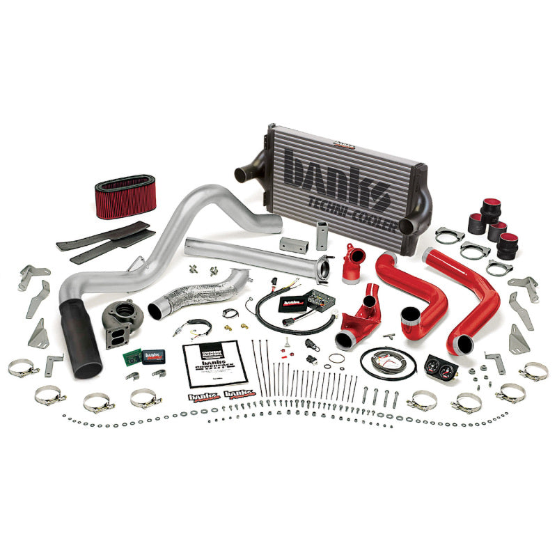 Banks Power 95.5-97 Ford 7.3L Auto PowerPack System - SS Single Exhaust w/ Black Tip AJ-USA, Inc