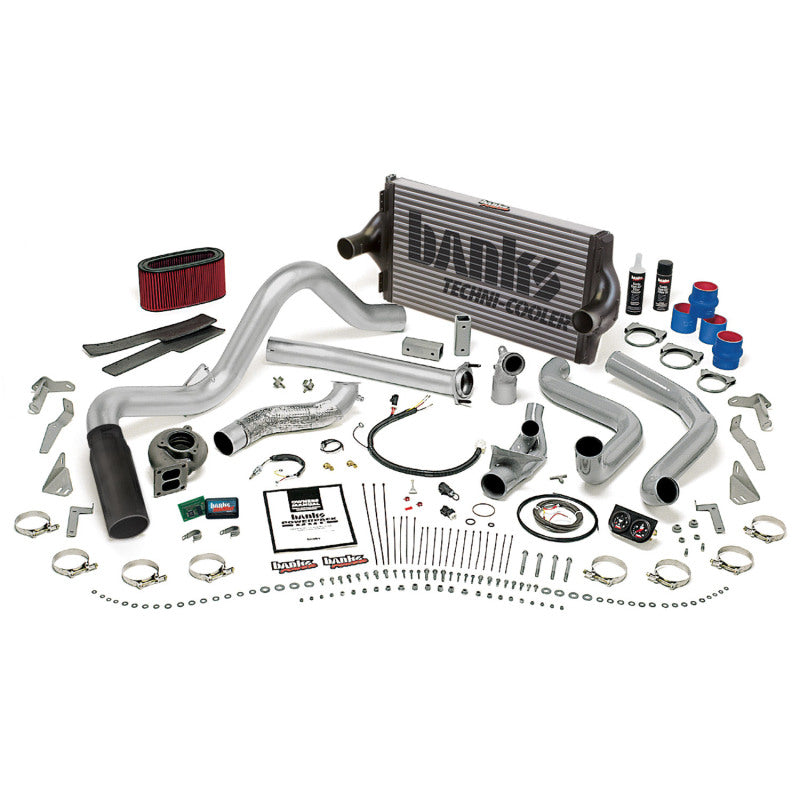 Banks Power 95.5-97 Ford 7.3L Man PowerPack System - SS Single Exhaust w/ Black Tip AJ-USA, Inc