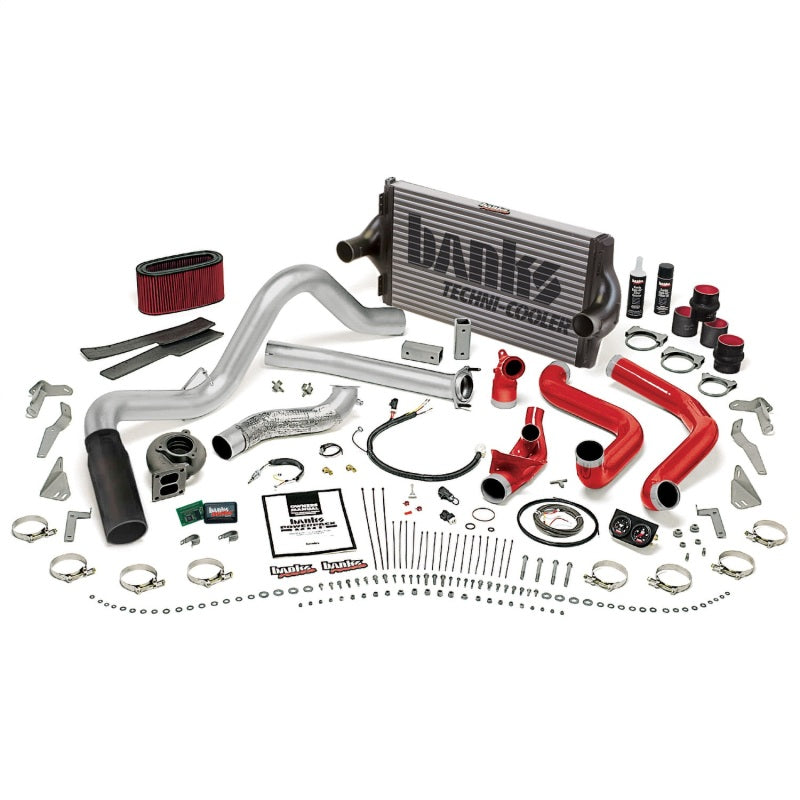 Banks Power 95.5-97 Ford 7.3L Man PowerPack System - SS Single Exhaust w/ Black Tip AJ-USA, Inc