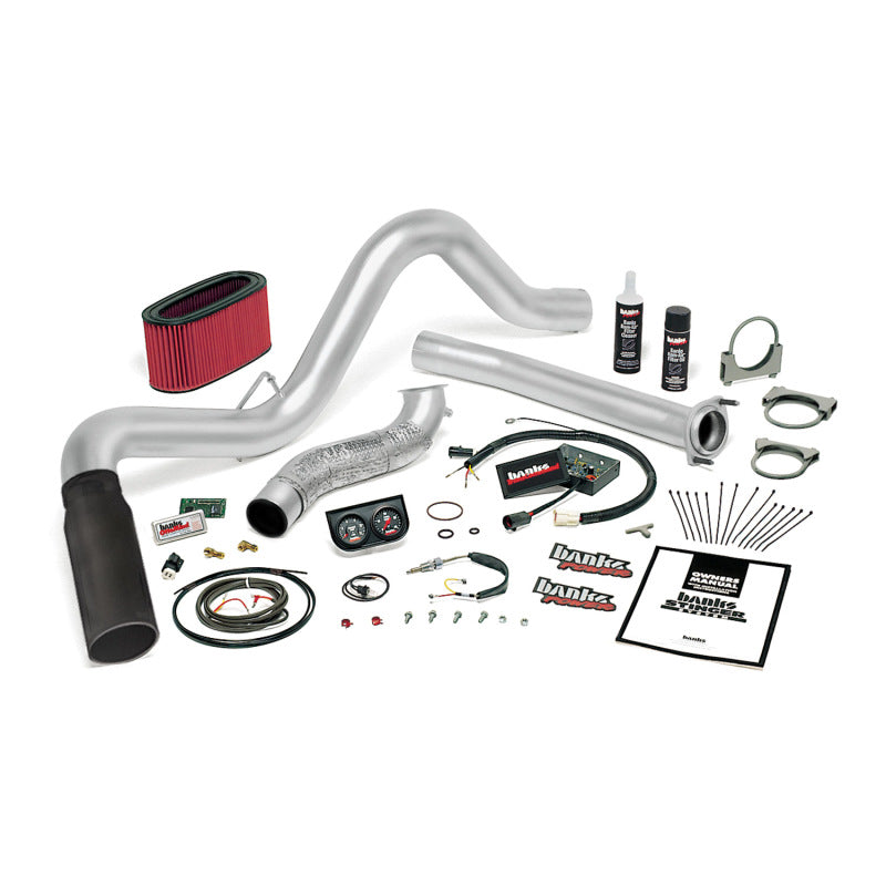 Banks Power 95.5-97 Ford 7.3L Man Stinger System - SS Single Exhaust w/ Black Tip AJ-USA, Inc