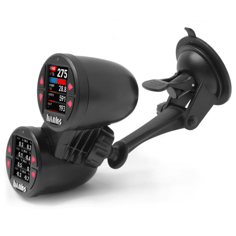 Banks Power Dual Gauge Pod Suction Mount For iDash 1.8 And 52mm Gauges AJ-USA, Inc